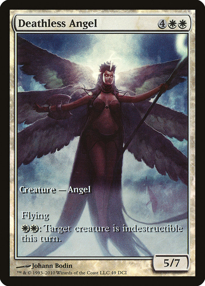 Deathless Angel (Game Day) (Extended Art) [Rise of the Eldrazi Promos] | Pegasus Games WI