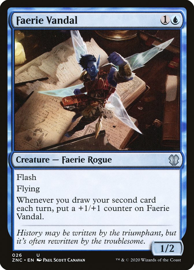 Faerie Vandal [Zendikar Rising Commander] | Pegasus Games WI