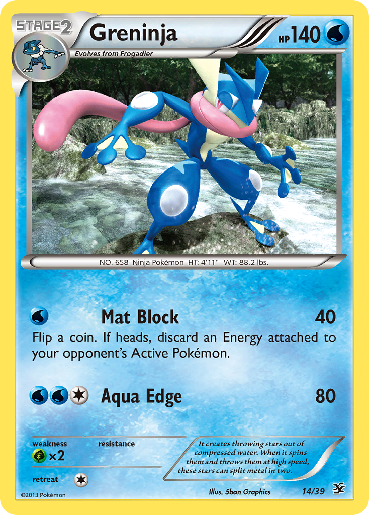 Greninja (14/39) [XY: Kalos Starter Set] | Pegasus Games WI