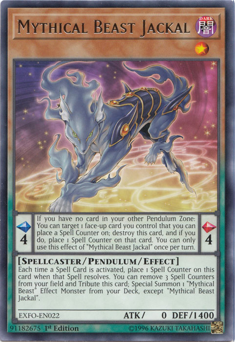 Mythical Beast Jackal [EXFO-EN022] Rare | Pegasus Games WI