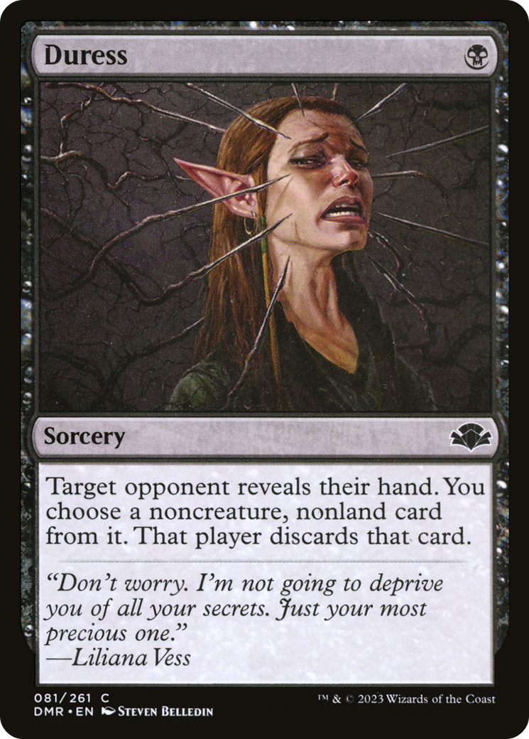 Duress [Dominaria Remastered] | Pegasus Games WI