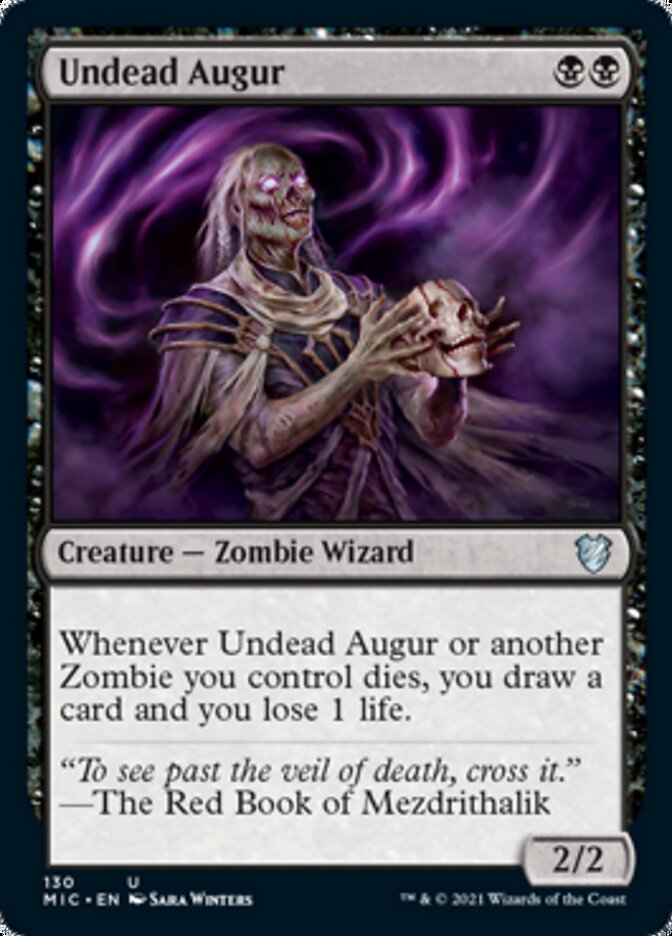 Undead Augur [Innistrad: Midnight Hunt Commander] | Pegasus Games WI