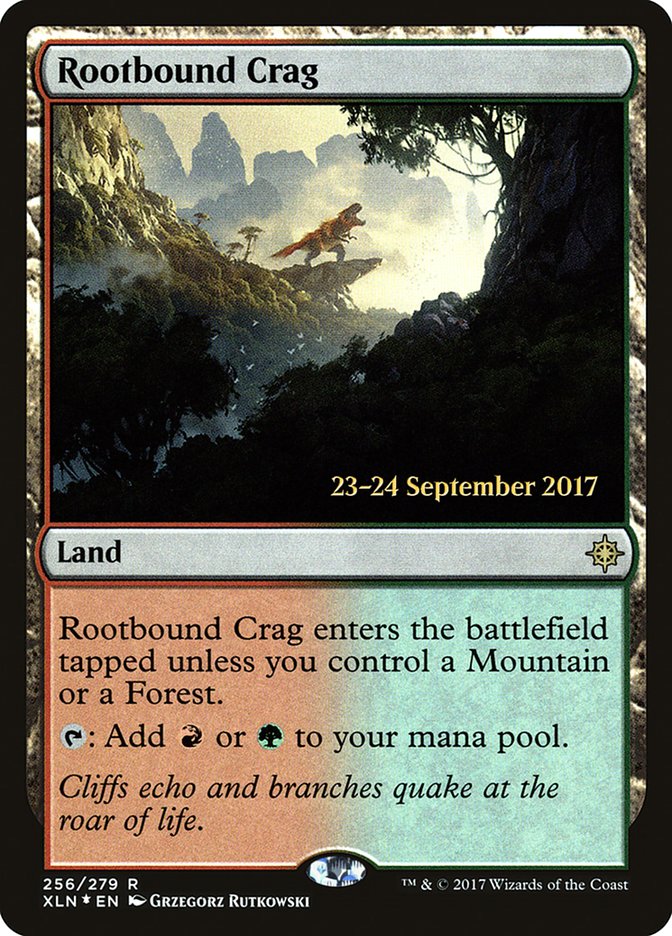 Rootbound Crag [Ixalan Prerelease Promos] | Pegasus Games WI