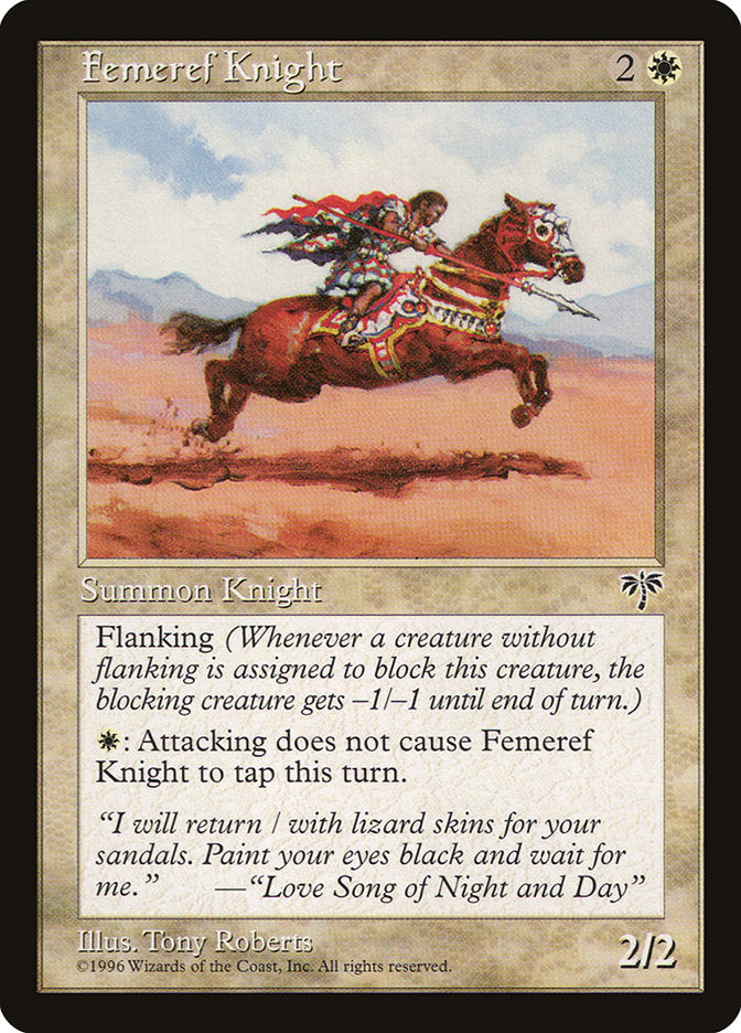Femeref Knight [Mirage] | Pegasus Games WI