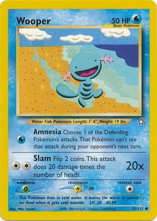 Wooper (82/111) [Neo Genesis Unlimited] | Pegasus Games WI