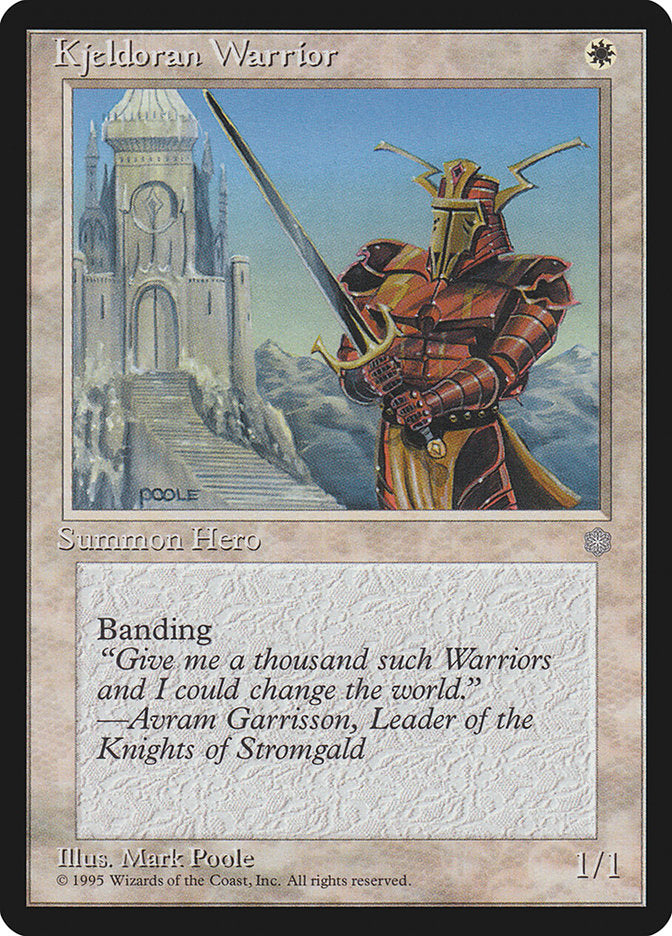 Kjeldoran Warrior [Ice Age] | Pegasus Games WI