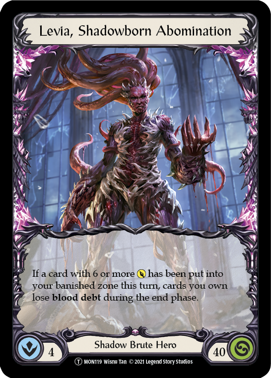 Levia, Shadowborn Abomination // Levia [U-MON119 // U-MON120] Unlimited Normal | Pegasus Games WI