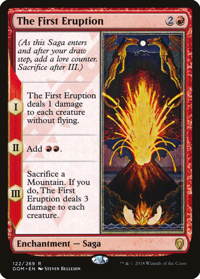 The First Eruption [Dominaria] | Pegasus Games WI