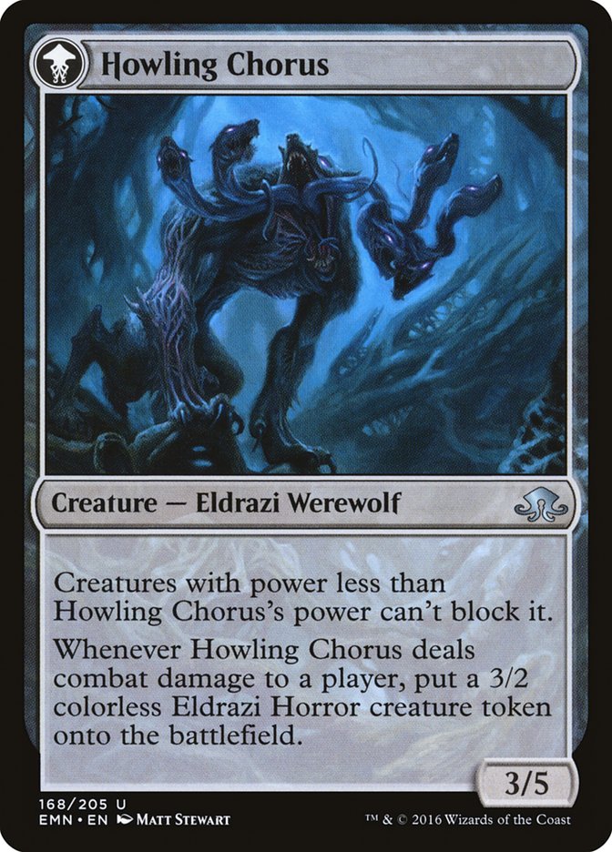Shrill Howler // Howling Chorus [Eldritch Moon] | Pegasus Games WI