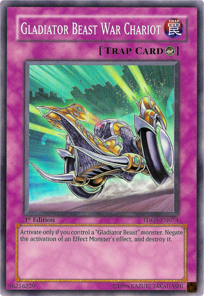 Gladiator Beast War Chariot [TDGS-EN074] Super Rare | Pegasus Games WI