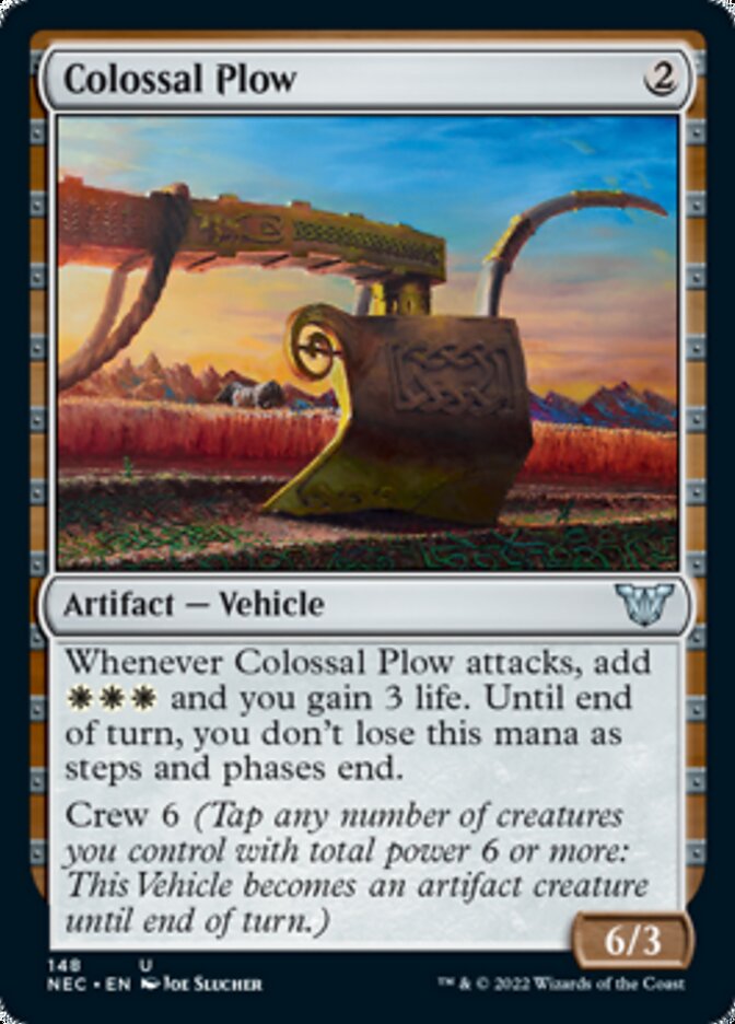 Colossal Plow [Kamigawa: Neon Dynasty Commander] | Pegasus Games WI