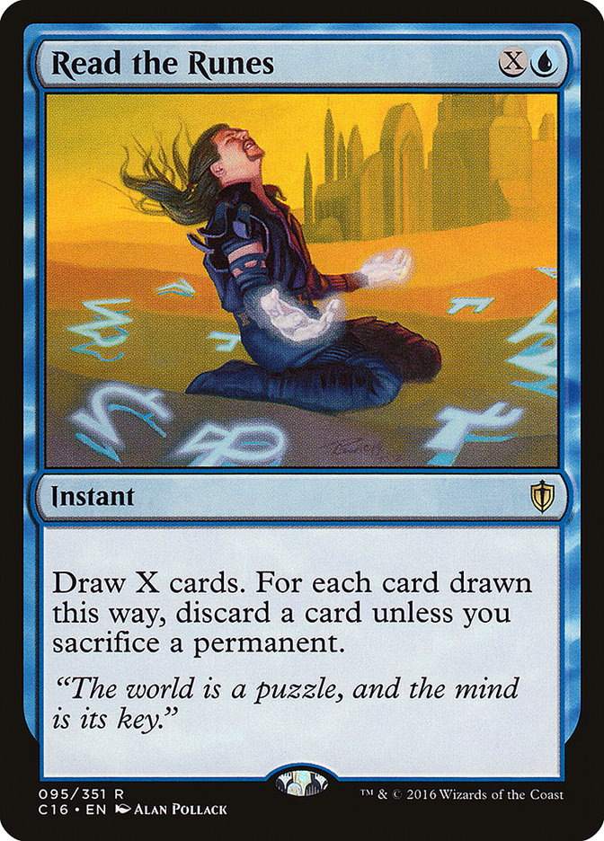 Read the Runes [Commander 2016] | Pegasus Games WI