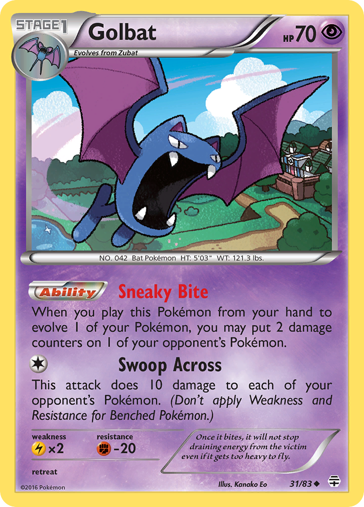 Golbat (31/83) [XY: Generations] | Pegasus Games WI