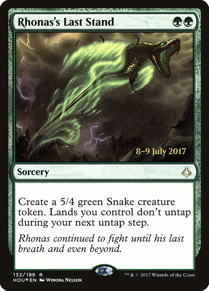 Rhonas's Last Stand [Hour of Devastation Prerelease Promos] | Pegasus Games WI