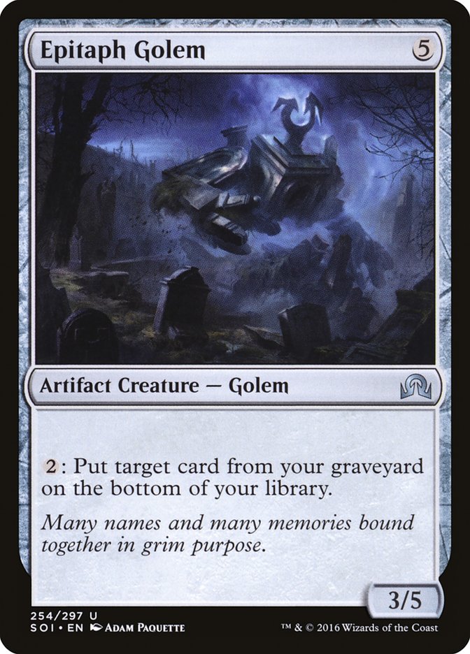 Epitaph Golem [Shadows over Innistrad] | Pegasus Games WI