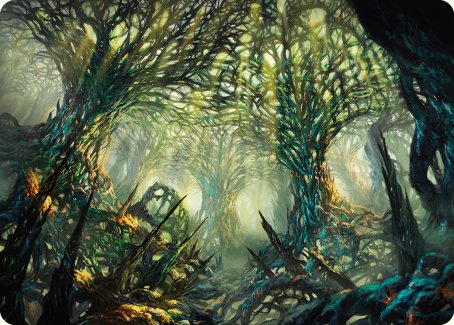 The Hunter Maze Art Card [Phyrexia: All Will Be One Art Series] | Pegasus Games WI