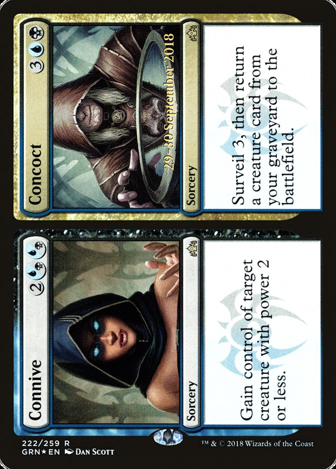 Connive // Concoct [Guilds of Ravnica Prerelease Promos] | Pegasus Games WI