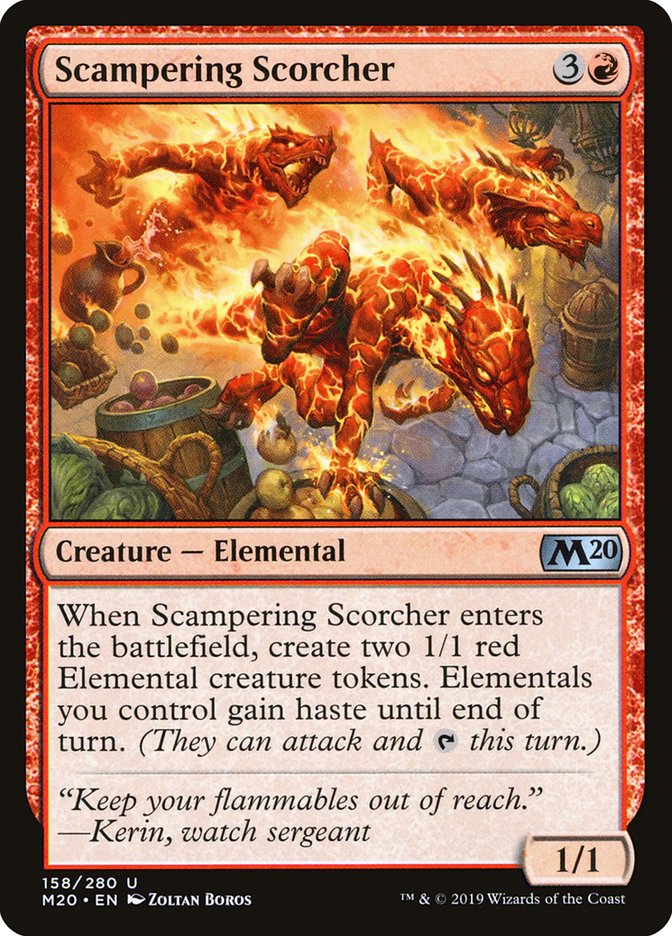 Scampering Scorcher [Core Set 2020] | Pegasus Games WI