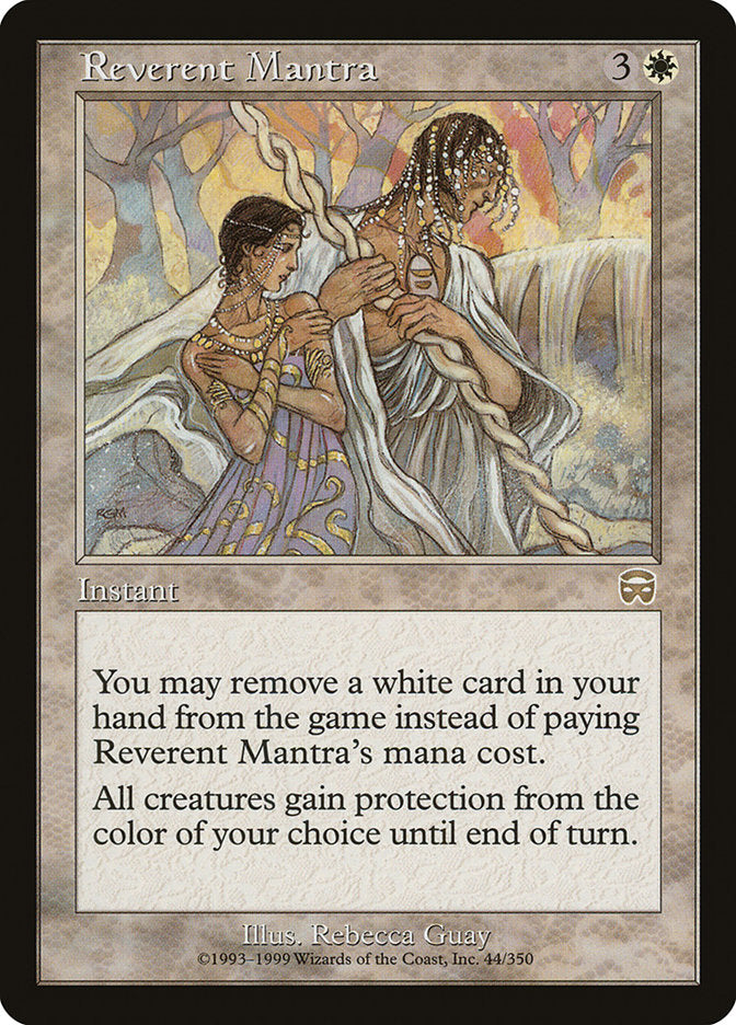 Reverent Mantra [Mercadian Masques] | Pegasus Games WI