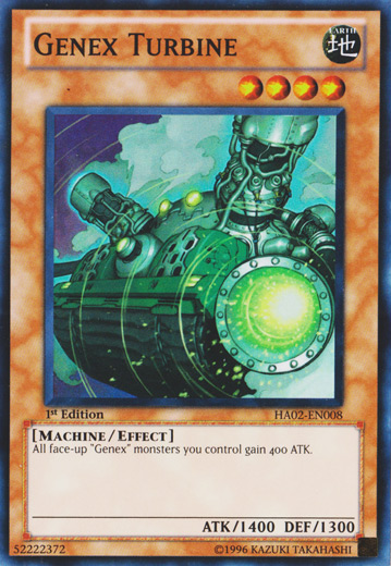 Genex Turbine [HA02-EN008] Super Rare | Pegasus Games WI