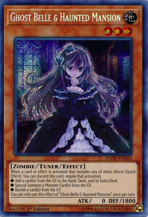 Ghost Belle & Haunted Mansion [FLOD-EN033] Secret Rare | Pegasus Games WI