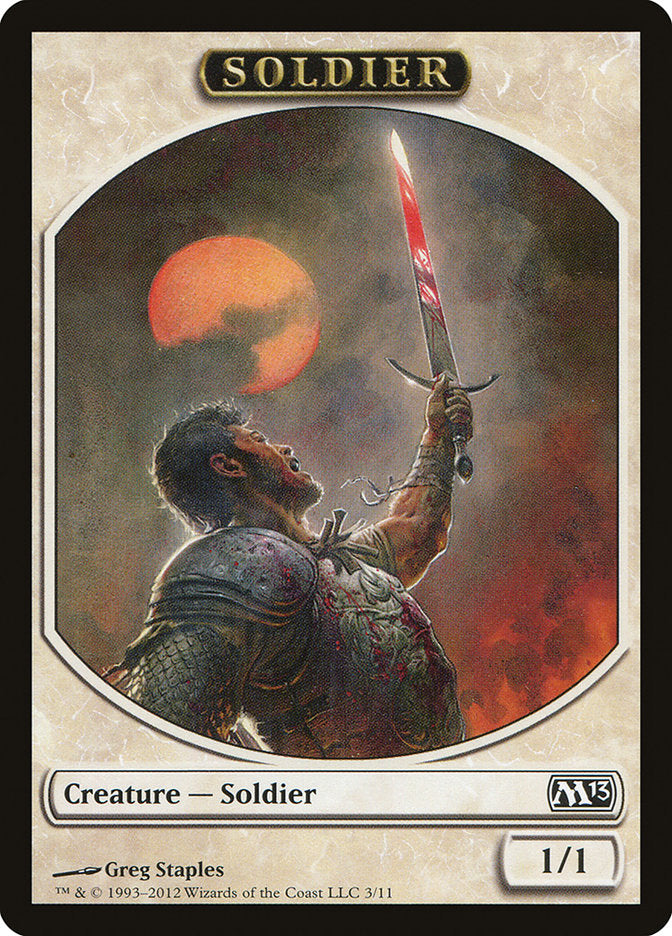 Soldier Token [Magic 2013 Tokens] | Pegasus Games WI