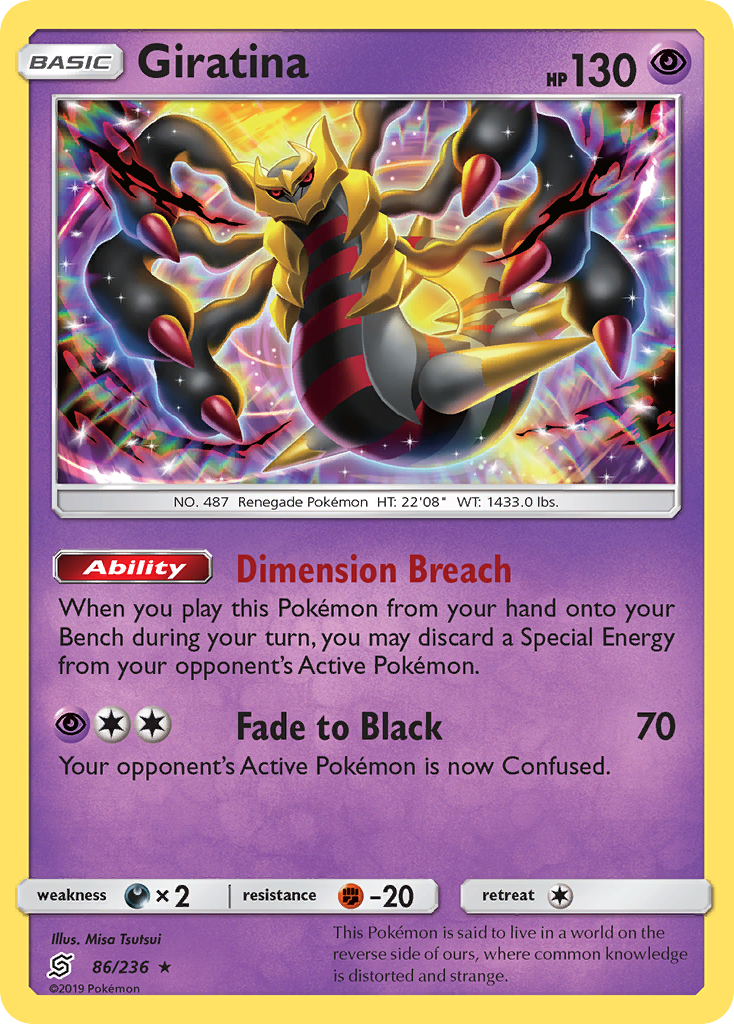 Giratina (86/236) [Sun & Moon: Unified Minds] | Pegasus Games WI