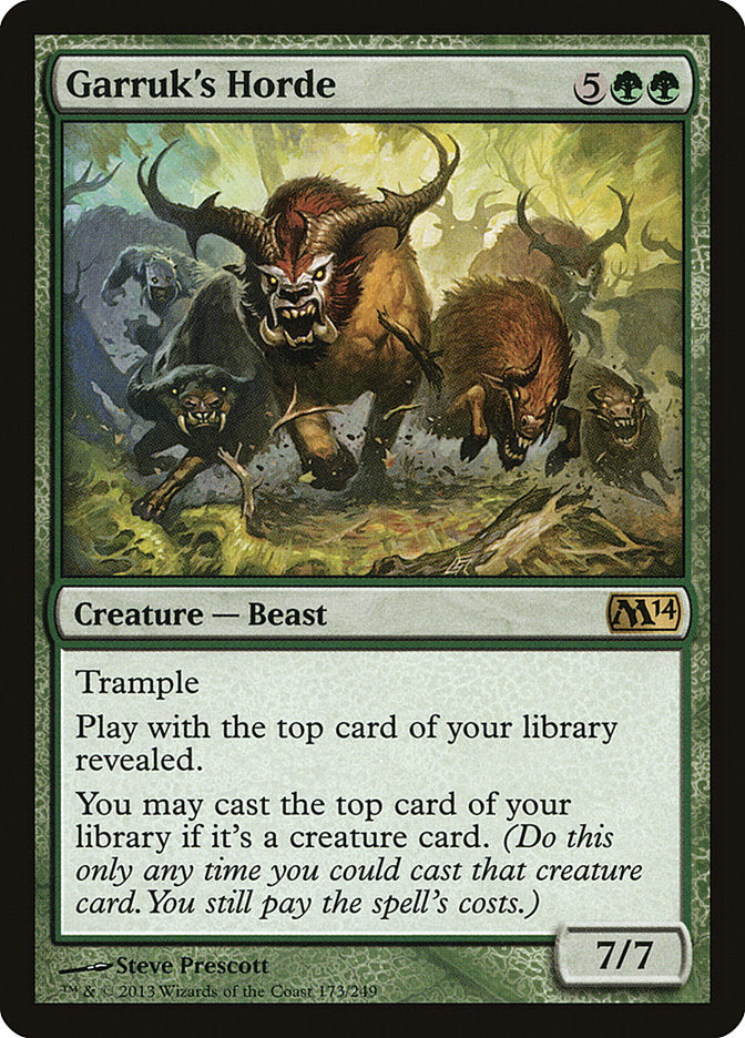 Garruk's Horde [Magic 2014] | Pegasus Games WI