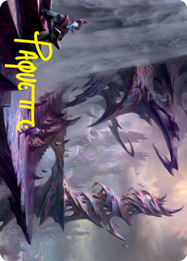 Prismari Campus Art Card (Gold-Stamped Signature) [Strixhaven: School of Mages Art Series] | Pegasus Games WI