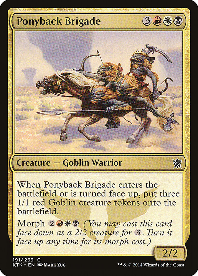 Ponyback Brigade [Khans of Tarkir] | Pegasus Games WI