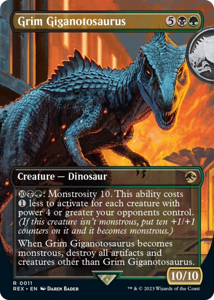 Grim Giganotosaurus (Borderless) [Jurassic World Collection] | Pegasus Games WI