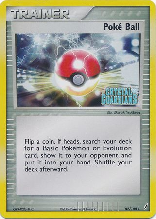 Poke Ball (82/100) (Stamped) [EX: Crystal Guardians] | Pegasus Games WI