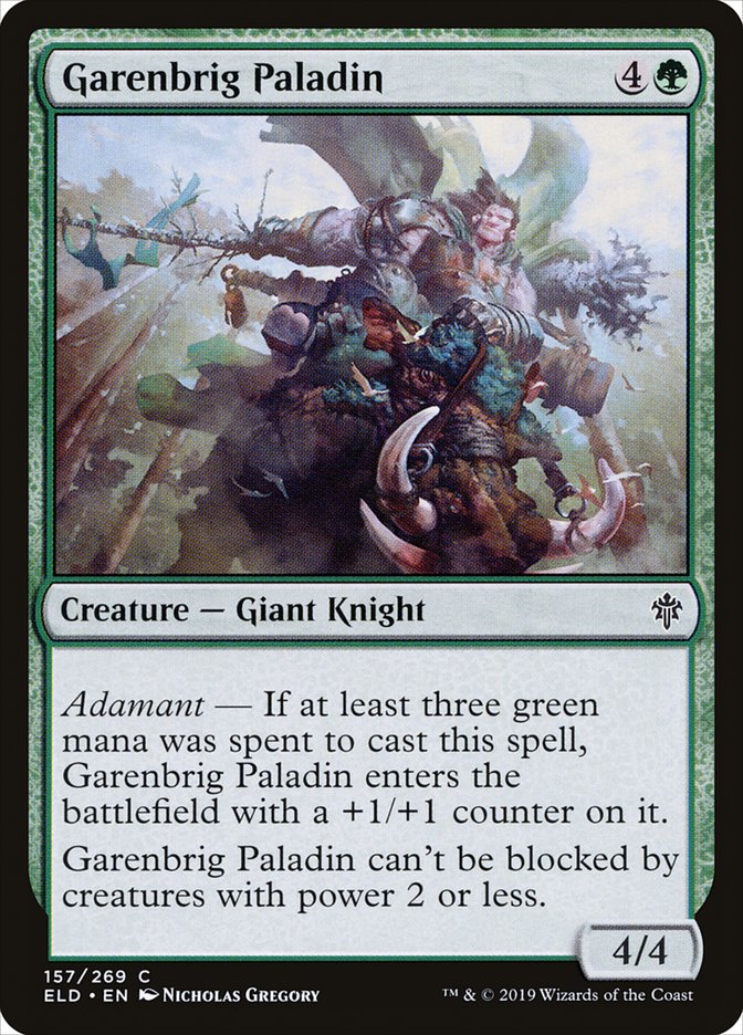 Garenbrig Paladin [Throne of Eldraine] | Pegasus Games WI