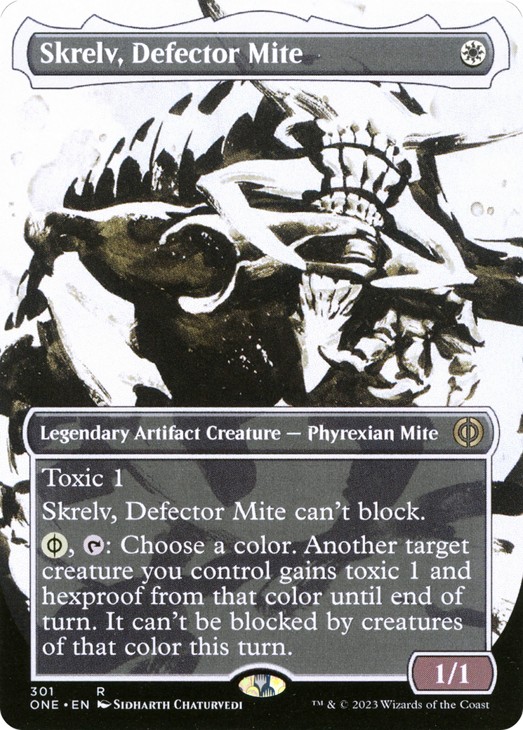 Skrelv, Defector Mite (Borderless Ichor) [Phyrexia: All Will Be One] | Pegasus Games WI