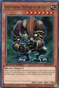 Green Baboon, Defender of the Forest [SBCB-EN053] Common | Pegasus Games WI