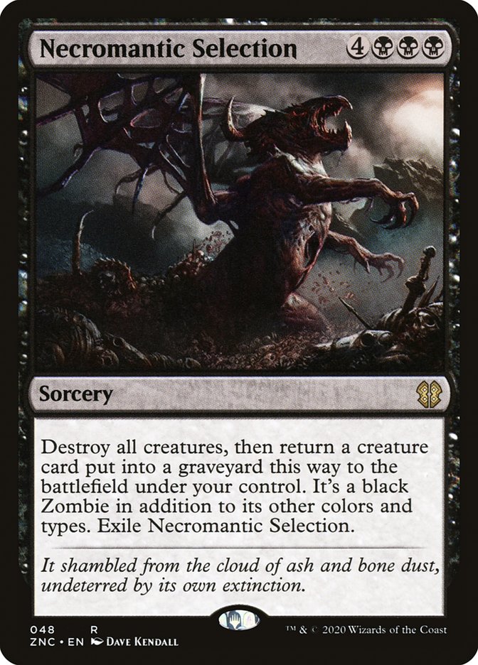 Necromantic Selection [Zendikar Rising Commander] | Pegasus Games WI