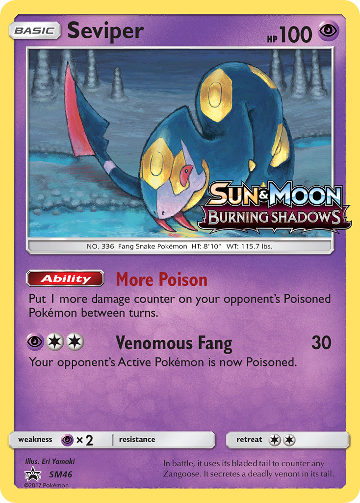 Seviper (SM46) [Sun & Moon: Black Star Promos] | Pegasus Games WI