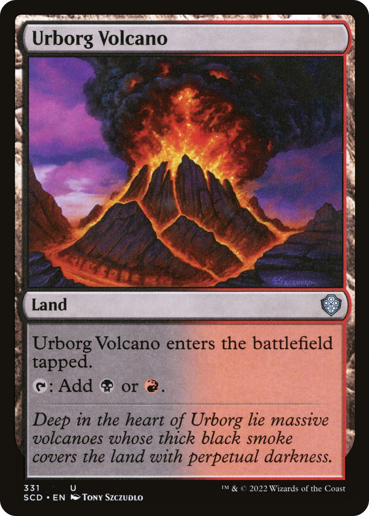 Urborg Volcano [Starter Commander Decks] | Pegasus Games WI