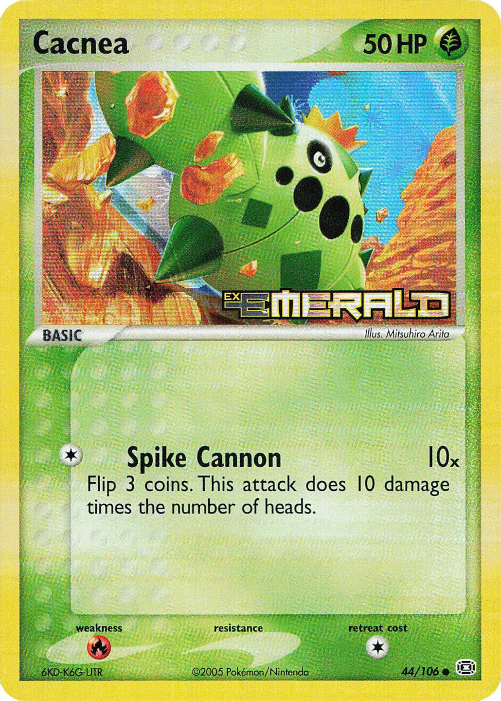 Cacnea (44/106) (Stamped) [EX: Emerald] | Pegasus Games WI