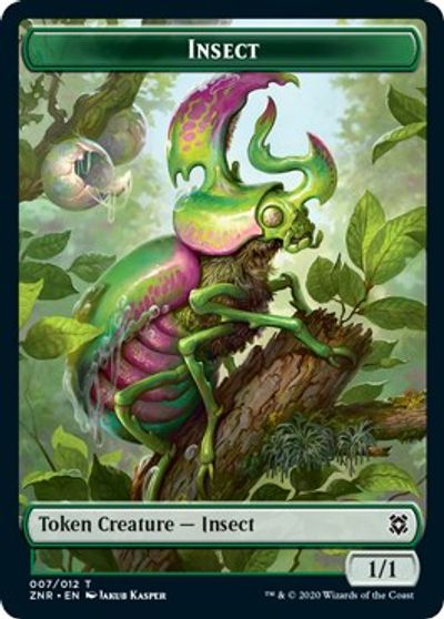 Human // Insect Double-Sided Token [Challenger Decks 2021 Tokens] | Pegasus Games WI