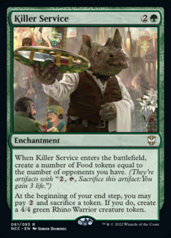 Killer Service (Promo Pack) [Streets of New Capenna Commander Promos] | Pegasus Games WI