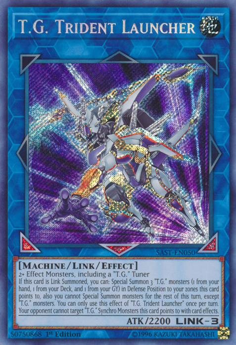 T.G. Trident Launcher [SAST-EN050] Secret Rare | Pegasus Games WI