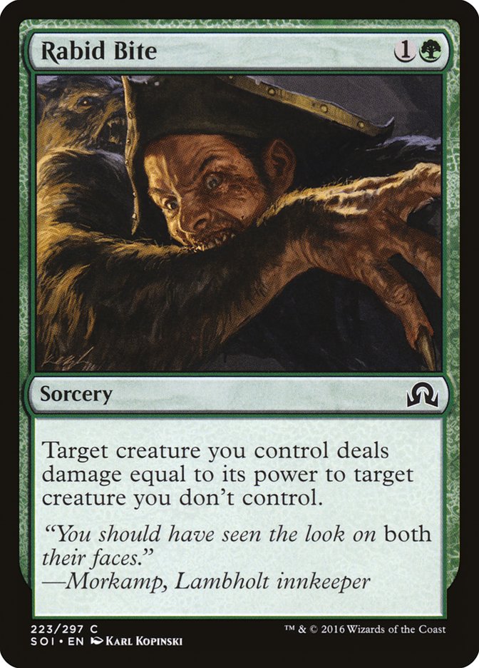 Rabid Bite [Shadows over Innistrad] | Pegasus Games WI