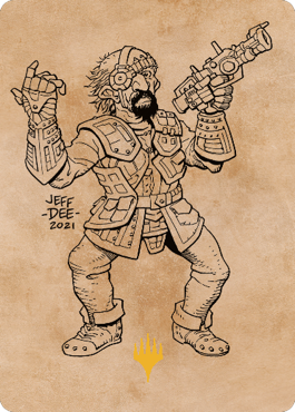 Jan Jansen, Chaos Crafter Art Card (Gold-Stamped) [Commander Legends: Battle for Baldur's Gate Art Series] | Pegasus Games WI