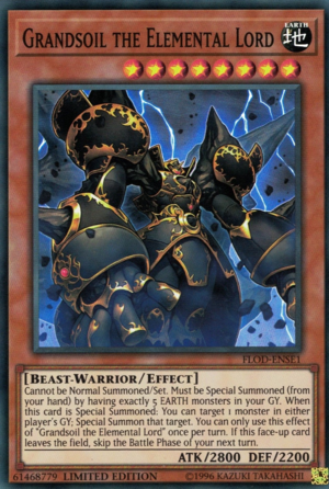 Grandsoil the Elemental Lord [FLOD-ENSE1] Super Rare | Pegasus Games WI