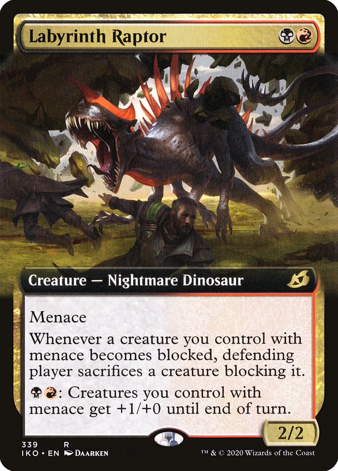 Labyrinth Raptor (Extended Art) [Ikoria: Lair of Behemoths] | Pegasus Games WI