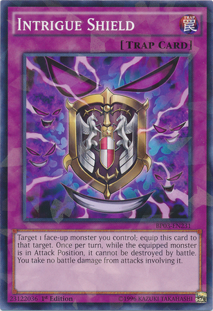 Intrigue Shield (Shatterfoil) [BP03-EN231] Common | Pegasus Games WI