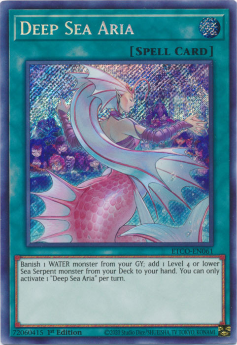 Deep Sea Aria [ETCO-EN061] Secret Rare | Pegasus Games WI