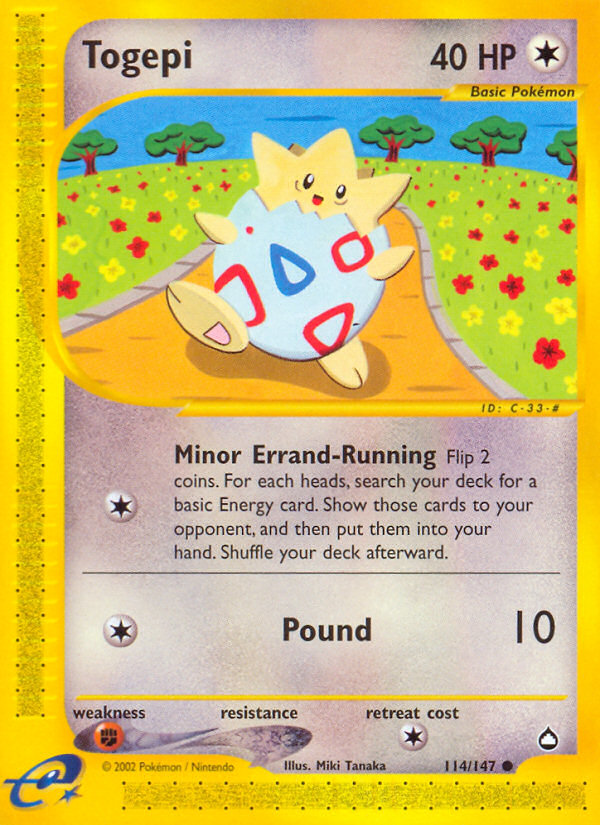 Togepi (114/147) [Aquapolis] | Pegasus Games WI