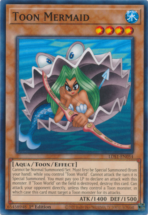 Toon Mermaid [LDS1-EN054] Common | Pegasus Games WI